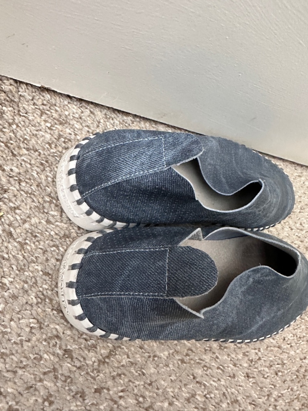 Ilse Jacobsen Tulip 139 Blue Denim Look Slip-on Shoes Women's Size 8.5-9 Boho - Picture 5 of 16